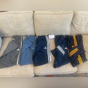 (5) Boys 14/16 Addidas pants EUC